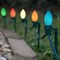 C7 LED Christmas Lights, 25Ft Outdoor Multicolor 27 Bulbs, Waterproof String Lights for Garden Patio Party Decorations